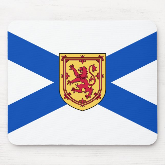 Flagge von Nova Scotia (kanadische Provinz) Mousepad (Vorne)