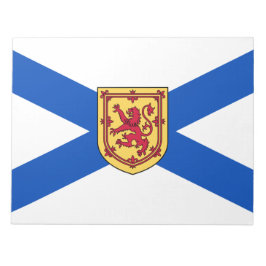 Flagge von Nova Scotia (kanadische Provinz) Notizblock