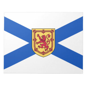 Flagge von Nova Scotia (kanadische Provinz) Notizblock