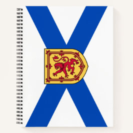 Flagge von Nova Scotia (kanadische Provinz) Notizbuch