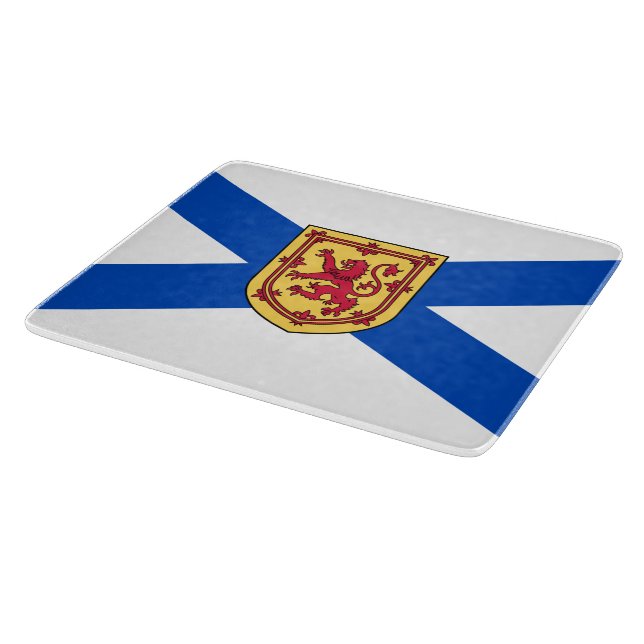 Flagge von Nova Scotia (kanadische Provinz) Schneidebrett (Ecke)
