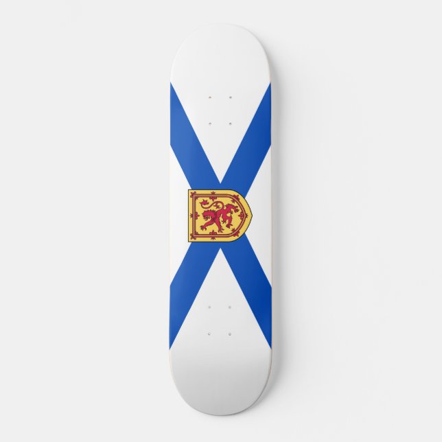 Flagge von Nova Scotia (kanadische Provinz) Skateboard (Vorderseite)