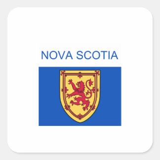 Flagge von Nova Scotia Quadratischer Aufkleber