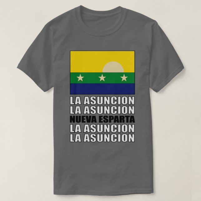 Flagge von Nueva Esparta T-Shirt (Design vorne)