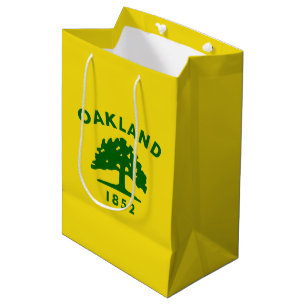 Flagge von Oakland, Kalifornien Mittlere Geschenktüte