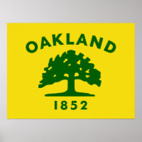 Flagge von Oakland, Kalifornien