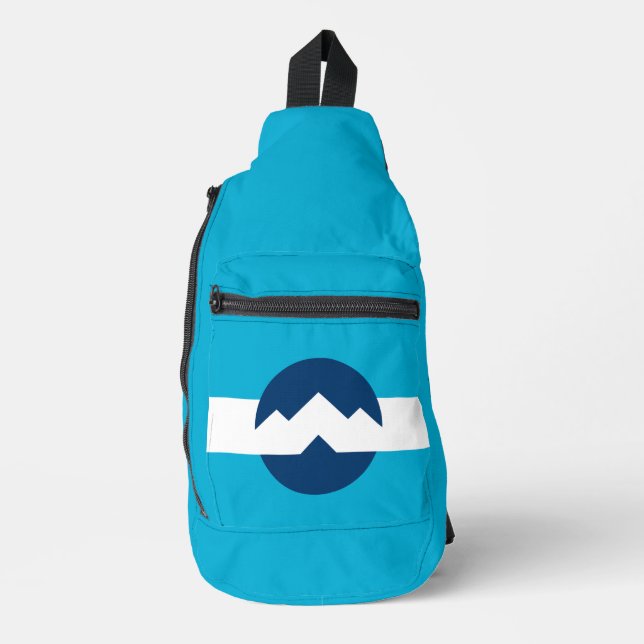 Flagge von Ogden, Utah Crossbody Bag (Vorderseite)