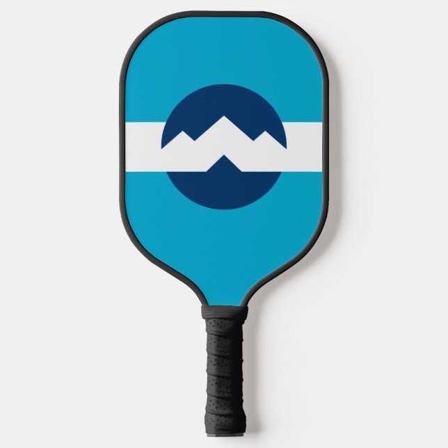 Flagge von Ogden, Utah Pickleball Schläger (Vorderseite)
