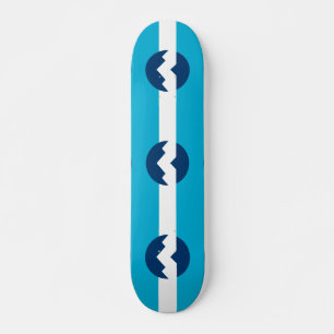 Flagge von Ogden, Utah Skateboard