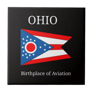 Flagge von Ohio Fliese