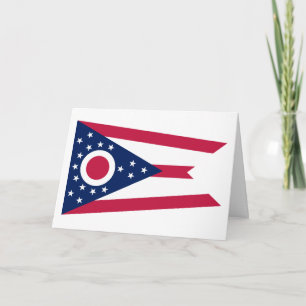 Flagge von Ohio Karte