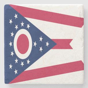 Flagge von Ohio Steinuntersetzer