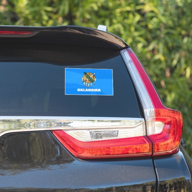 Flagge von Oklahoma  Aufkleber (Auto Seite)