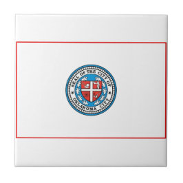 Flagge von Oklahoma City (Oklahoma) Fliese