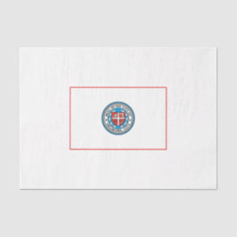 Flagge von Oklahoma City (Oklahoma) Seidenpapier