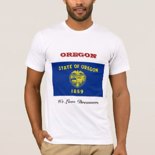 Flagge von Oregon T-Shirt