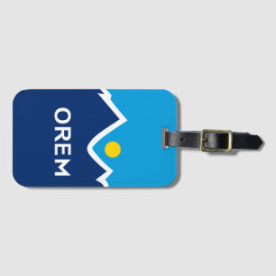 Flagge von Orem, Utah Gepäckanhänger