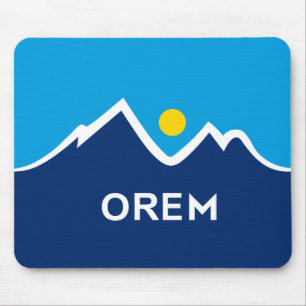 Flagge von Orem, Utah Mousepad