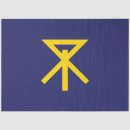 Flagge von Osaka (Japan) Seidenpapier