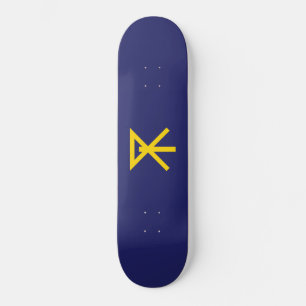 Flagge von Osaka (Japan) Skateboard