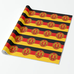 Flagge von Ostdeutschland - Flagge der DDR (DDR) - Geschenkpapier