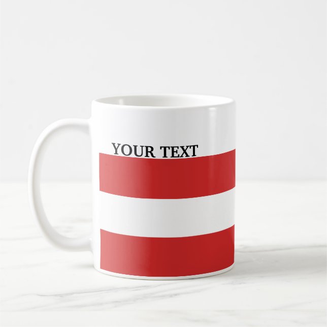 Flagge von Österreich Tasse (Links)