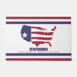 Flagge von Oxnard (Kalifornien) Fußmatte