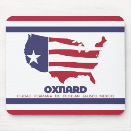 Flagge von Oxnard (Kalifornien) Mousepad