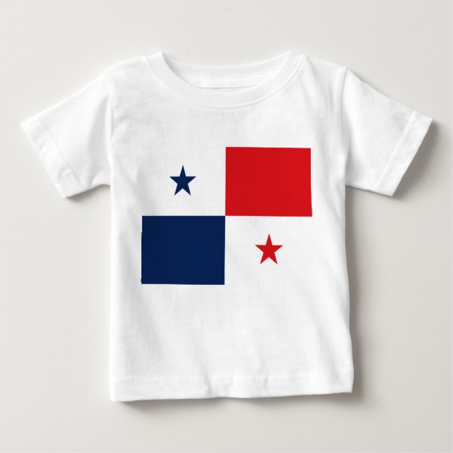 Flagge von Panama Baby T-shirt (Vorderseite)