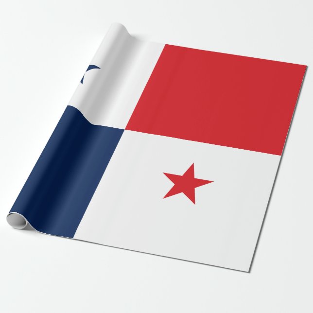 Flagge von Panama Geschenkpapier (Ungerollt)