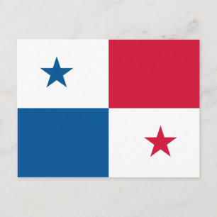 Flagge von Panama Postkarte