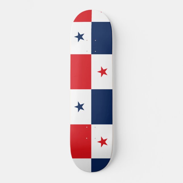 Flagge von Panama Skateboard (Vorderseite)