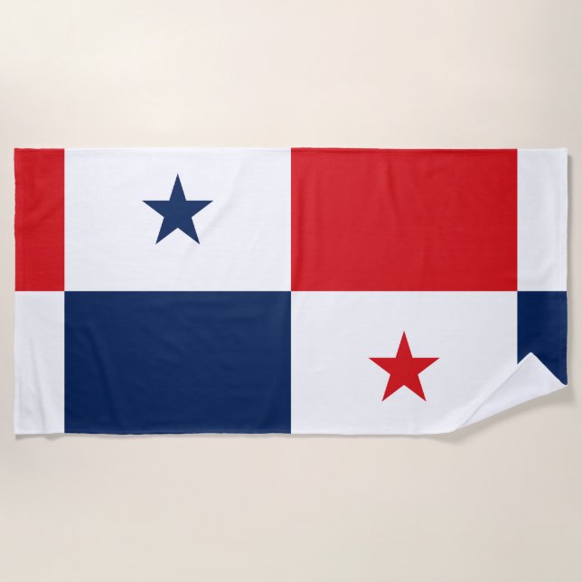 Flagge von Panama Strandtuch (Vorderseite)