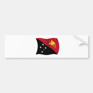 Flagge von Papua-Neu-Guinea Autoaufkleber