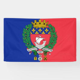 Flagge von Paris (Frankreich) Banner