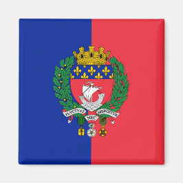 Flagge von Paris (Frankreich) Magnet