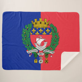 Flagge von Paris (Frankreich) Sherpadecke