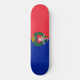 Flagge von Paris (Frankreich) Skateboard