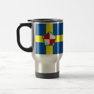 Flagge von Pembrokeshire Travel Mug Reisebecher