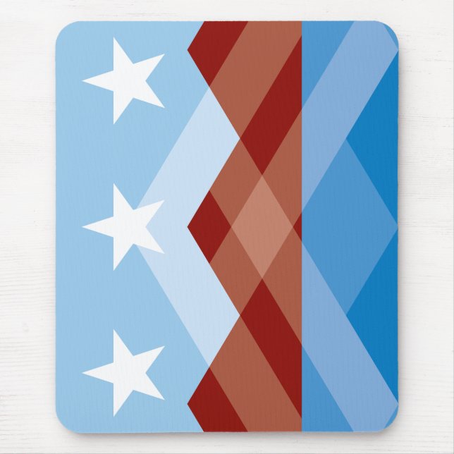 Flagge von Peoria, Arizona Mousepad (Vorne)