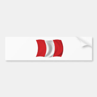 Flagge von Peru Autoaufkleber