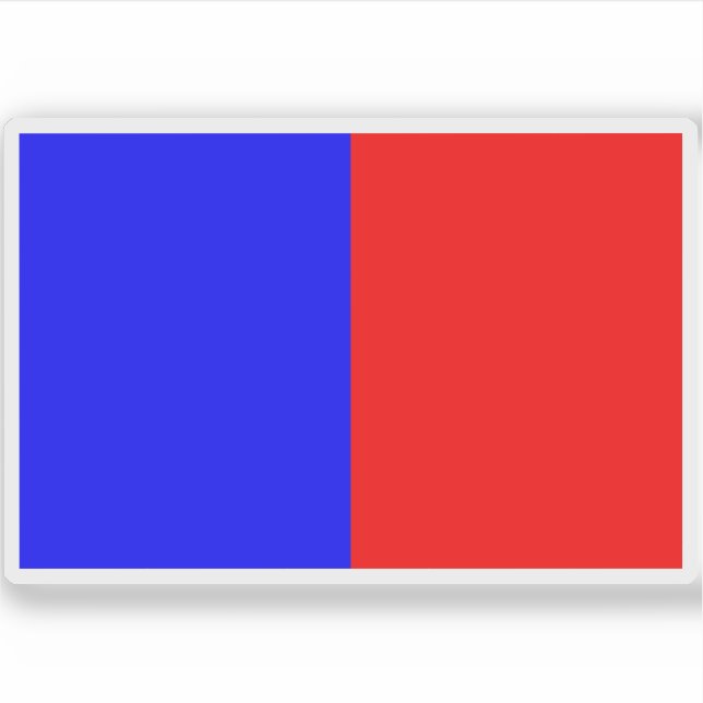 Flagge von Petite-Synthe, Nord Aufkleber (Vorderseite)