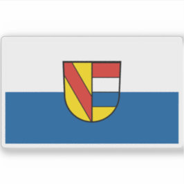 Flagge von Pforzheim, Deutschland Aufkleber