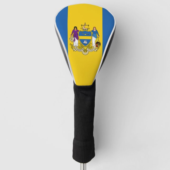 Flagge von Philadelphia, Pennsylvania Golf Headcover (Vorderseite)