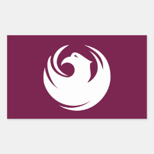 Flagge von Phoenix, Arizona Rechteckiger Aufkleber