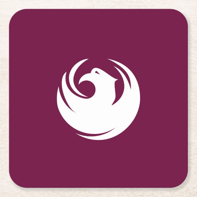 Flagge von Phoenix, Arizona Rechteckiger Pappuntersetzer (Vorderseite)