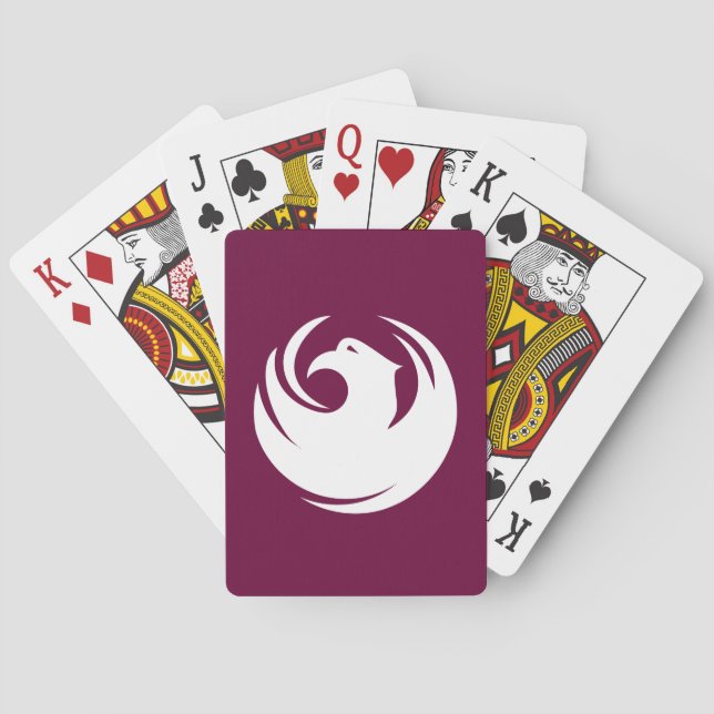 Flagge von Phoenix, Arizona Spielkarten (Rückseite)