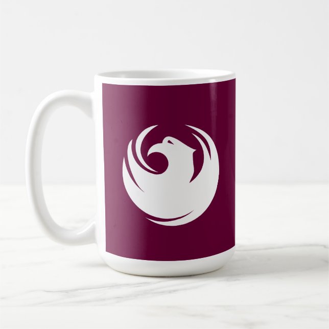 Flagge von Phoenix Stadt Arizona Kaffeetasse (Links)