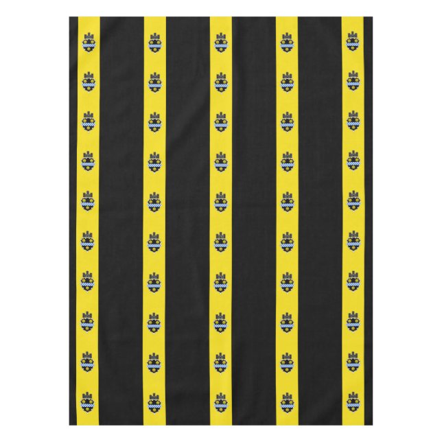 Flagge von Pitsburgh Tischdecke (Vorderseite)