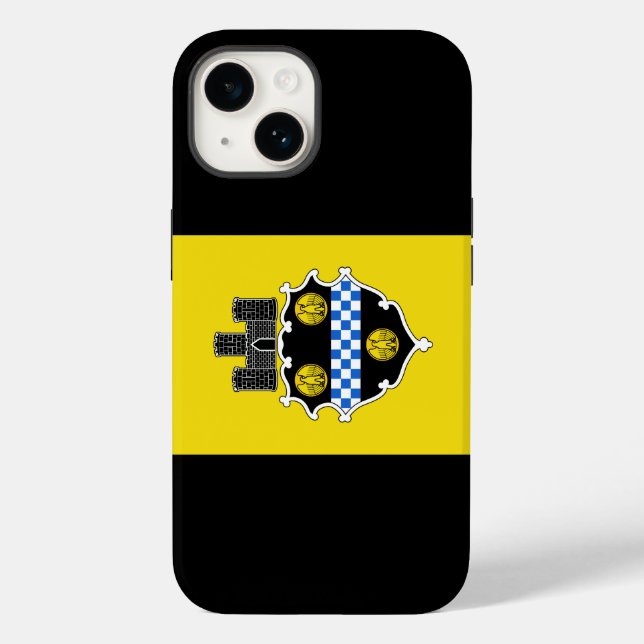Flagge von Pittsburgh, Pennsylvania Case-Mate iPhone Hülle (Rückseite)